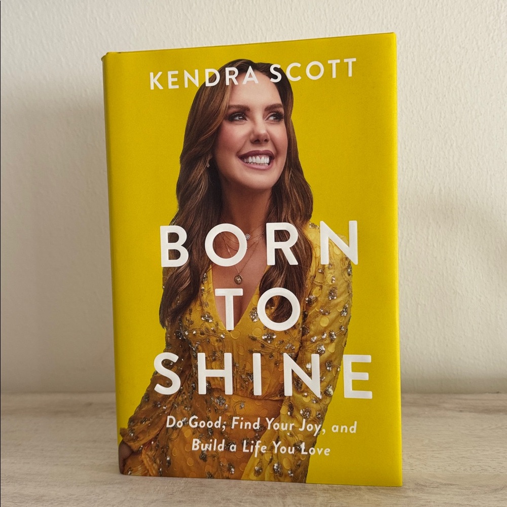 Kendra Scott Yellow 'Born to Shine' Book